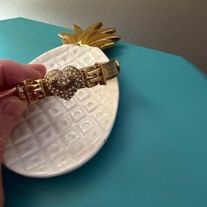 Juicy Couture Gold and Silver Heart Bracelet